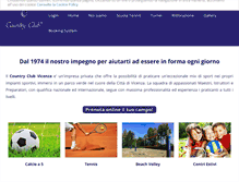 Tablet Screenshot of countryclub.it